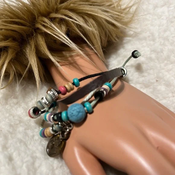 Bracelet 8 mm Natural lava rock - Picture 2 of 8